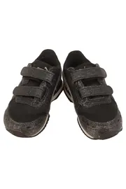 Vorschaubild 2 von Kinder Sneaker low Schwarz Glitzer Klettverschluss Gr. 28 Sportschuhe