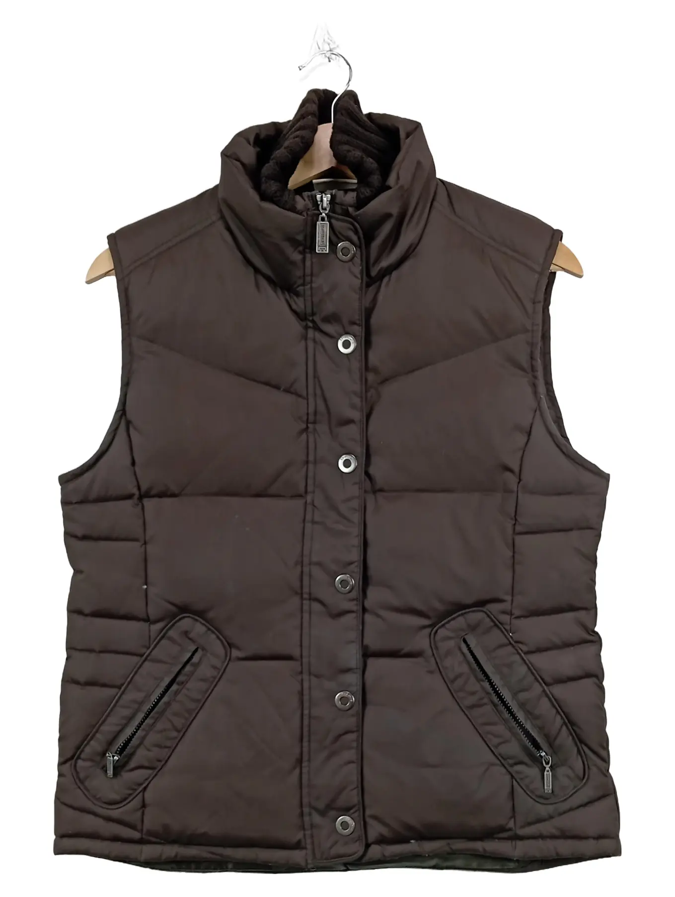 STREET ONE Damen Steppweste Braun Gr. 38/M