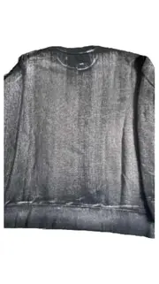Vorschaubild 3 von Damen Sweatshirt Gr. S Grau Used-Look Pullover Baumwolle