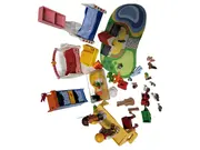 Vorschaubild 1 von Haus Zubehör Set Puppenhaus Figuren Möbel Spielzeug Mehrfarbig
