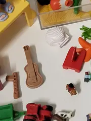 Vorschaubild 4 von Haus Zubehör Set Puppenhaus Figuren Möbel Spielzeug Mehrfarbig