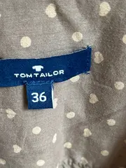 Vorschaubild 4 von Damen Bluse Herzmuster Gr. 36 Beige Casual 3/4-Arm