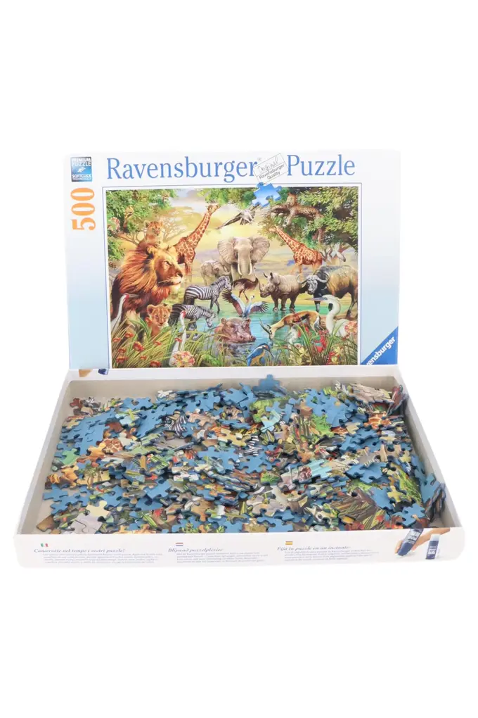 Hansepuzzle Afrika Puzzle – 500 Teile Hintergrund-Motiv, 46 X 30 Cm