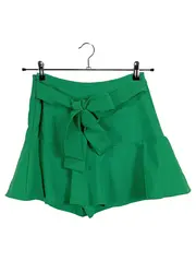 Vorschaubild 1 von Damen Shorts M Grün Paperbag Schleife Rüschen Feminin Casual