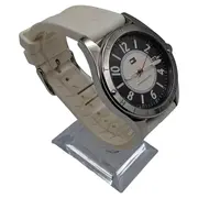 Vorschaubild 2 von Herren Armbanduhr Quarz Weiß Silikonband Datum Sport