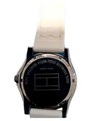 Vorschaubild 4 von Herren Armbanduhr Quarz Weiß Silikonband Datum Sport