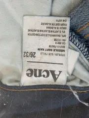 Vorschaubild 4 von ACNE Damen High Waist Jeans Needle Soft Raw Blau W26/32