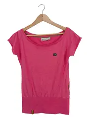 Vorschaubild 1 von Damen T-Shirt Pink Gr. 36/S Casual Kurzarm