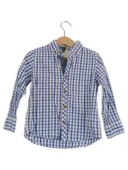 Vorschaubild 1 von Jungen Hemd Kariert Gr. 104 Baumwolle Langarm Mehrfarbig Casual