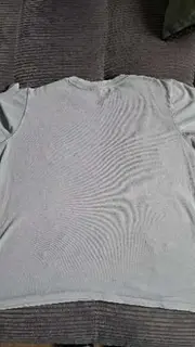 Vorschaubild 2 von Damen T-Shirt Gr. M Grau Strasssteine Baumwolle Casual