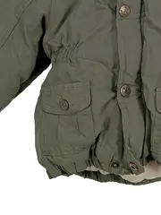 Vorschaubild 4 von Baby Winterjacke Parka Gr. 80 Oliv Fellkapuze gefüttert