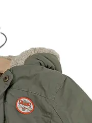 Vorschaubild 3 von Baby Winterjacke Parka Gr. 80 Oliv Fellkapuze gefüttert