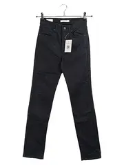 Vorschaubild 1 von Premium Damen Jeans Straight Leg Schwarz Größe 27 W27 36 S