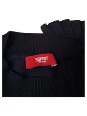 Vorschaubild 3 von Damen Pullover Schwarz Rüschenkragen Gr. M Langarm Feminin