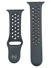 Vorschaubild 1 von Sportarmband Apple Watch Silikon Grau Lochmuster 38/40/41mm