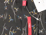 Vorschaubild 3 von Damen Bluse Schwarz Blumenmuster Gr. 42/L 3/4-Arm