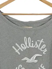 Vorschaubild 2 von Damen Sweatshirt Grau Gr. 38/M Logo-Print