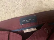 Vorschaubild 2 von Herren Chino Stoffhose Bordeaux Rot W31 L30 Baumwolle