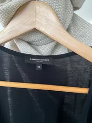Vorschaubild 4 von Damen Top Shirt XL Schwarz Viskose Casual