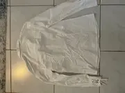 Vorschaubild 4 von Damen Hemdbluse Gr. 34/XS Weiß Klassisch Langarm Business