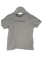 Vorschaubild 1 von Baby T-Shirt Gr. 86 Weiß Logo-Print Kurzarm