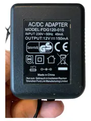 Vorschaubild 1 von FDG120-015 Netzteil 12V 150mA AC DC Adapter Ladegerät Schwarz