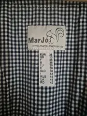 Vorschaubild 6 von Dirndl Trachtenkleid Damen Blau Kariert Gr. 36 Midikleid Baumwolle
