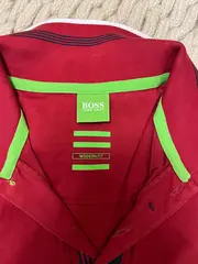 Vorschaubild 3 von Poloshirt Herren Rot Sportlich Einheitsgröße