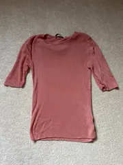 Vorschaubild 4 von Damen Rippstrick Top Rosa Gr. 36/S Lyocell