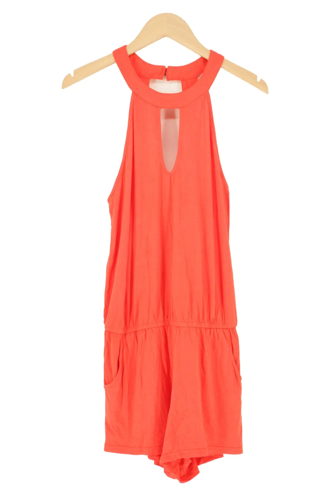 LASCANA Damen Jumpsuit Gr. 40 Rot Bohemian Sommer Overall Kurz