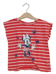 Vorschaubild 1 von Disney Minnie Maus T-Shirt Mädchen Gr. 106-114 rot gestreift Sterne