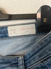 Vorschaubild 2 von Damen Jeans Straight Leg W30 L33 Blau Gr. 38/M Casual