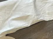 Vorschaubild 3 von Stoffhose Damen Gr. 38 Weiß Casual Baumwolle Knopf