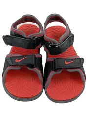 Vorschaubild 2 von Sandalen Kinder Gr. 22 Schwarz Rot Klettverschluss Sportlich