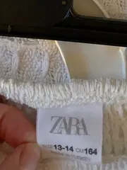 Vorschaubild 4 von Shorts Kinder Gr. 164 Weiß Raffung Strukturmuster Freizeit Casual