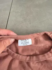 Vorschaubild 4 von Langarmshirt Mädchen Gr. 134 Rosa Schriftzug Pailletten Casual