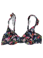 Vorschaubild 1 von Damen Bikini Oberteil Blumenmuster Gr. 70B/32B Rüschen Neu