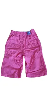 Vorschaubild 2 von Baby Mädchen Shorts Kurze Hose Größe 62 Pink Baumwolle Stickerei Sommer