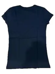 Vorschaubild 2 von Damen T-Shirt Gr. 36/S Blau Casual Logo-Print Baumwolle