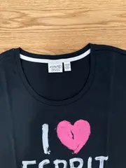 Vorschaubild 3 von Damen T-Shirt Gr. 36/S Blau Casual Logo-Print Baumwolle