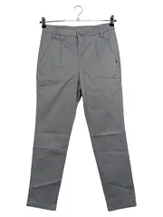 Vorschaubild 1 von Damen Stoffhose Grau Gr. M Casual Baumwolle