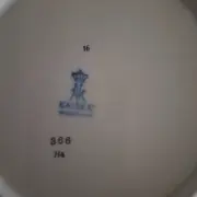 Vorschaubild 4 von Kaiser 366 Wandteller Porzellan Blau Blumenmuster Klassisch 20cm