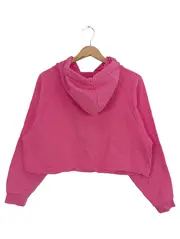 Vorschaubild 2 von Damen Sweatjacke Gr. 36/S Rosa Kapuzenjacke Reißverschluss Hoodie