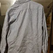 Vorschaubild 2 von Hemd Herren XXL Slim Fit Blau Weiß Gestreift Business