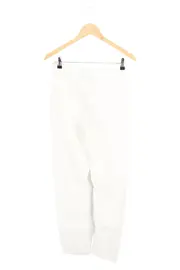 Vorschaubild 2 von Damen Stoffhose Weiß Gr. M Casual Klassisch Preppy Baumwolle Hose