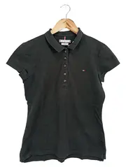Vorschaubild 1 von Damen Poloshirt Gr. 36/S Schwarz Casual Basic Baumwolle