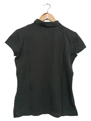 Vorschaubild 2 von Damen Poloshirt Gr. 36/S Schwarz Casual Basic Baumwolle