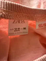 Vorschaubild 3 von Baby T-Shirt Gr. 86 (12-18 Monate) Rosa Kurzarm Baumwolle