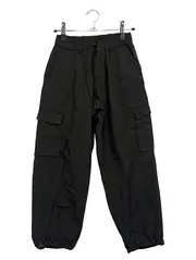 Vorschaubild 1 von Kinder Cargohose Schwarz Streetwear Gr. 134 Parachute Cargo Pants