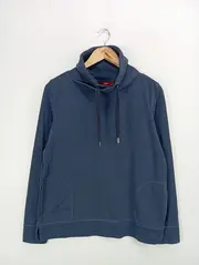 Vorschaubild 2 von Kapuzenpullover Damen Gr. 38/M Blau Casual